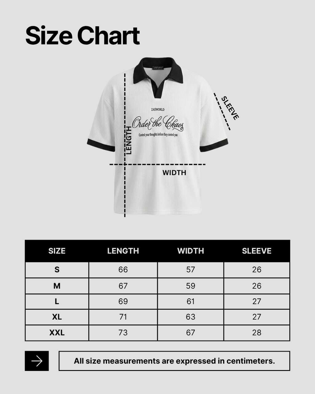 'ORDER THE CHAOS' POLO SHIRT