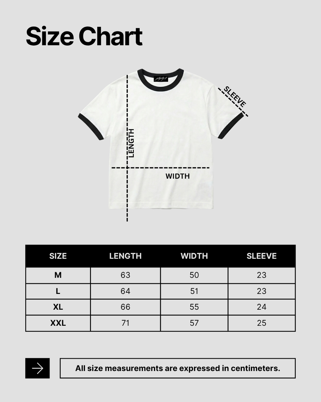 BLANK RINGER TEE - BLACK