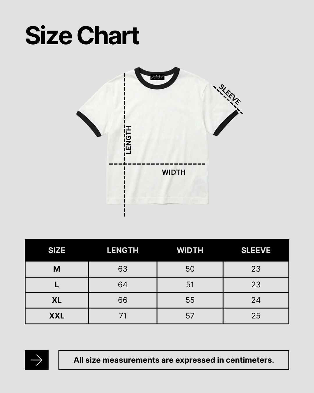 BLANK RINGER TEE - WHITE