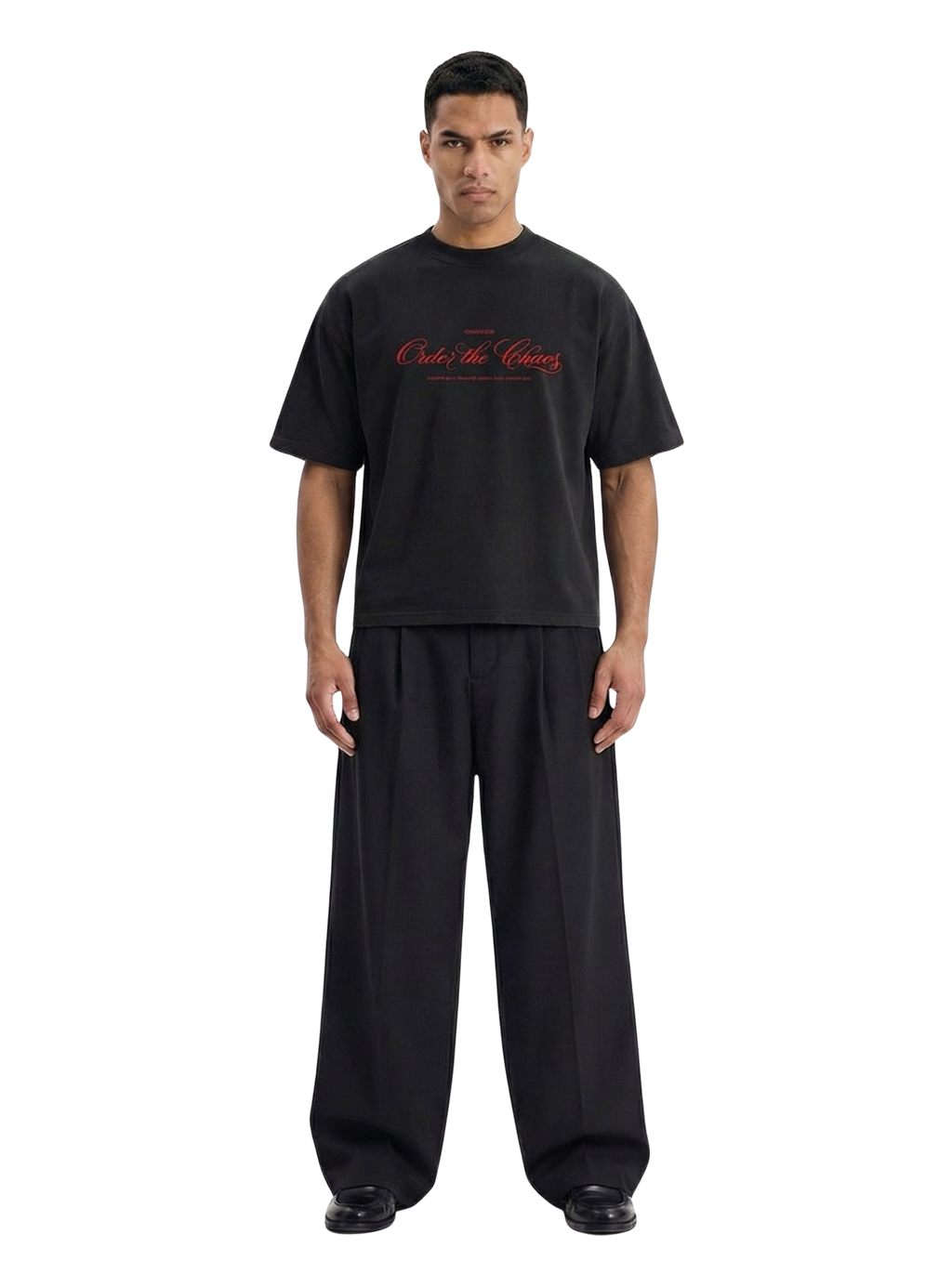 ORDER THE CHAOS TEE - BLACK