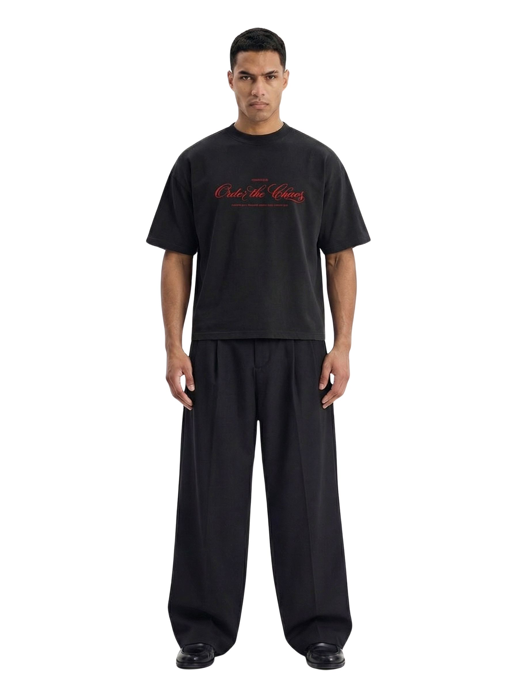 ORDER THE CHAOS TEE - BLACK