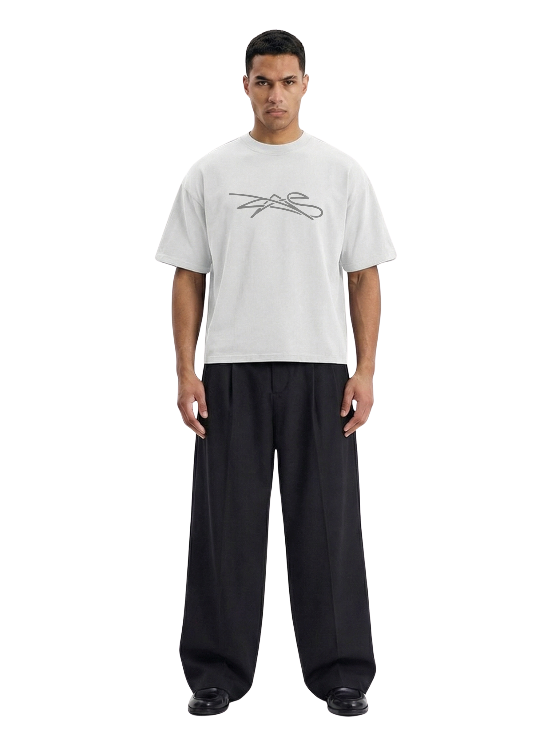 KAOS BOXY TEE - WHITE