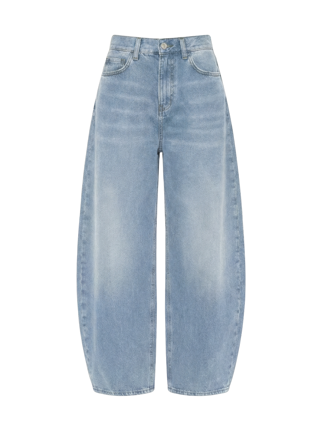 DENIM JEANS-BALLON FIT LIGHT BLUE (UNISEX)