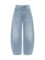 DENIM JEANS-BALLON FIT LIGHT BLUE (UNISEX)