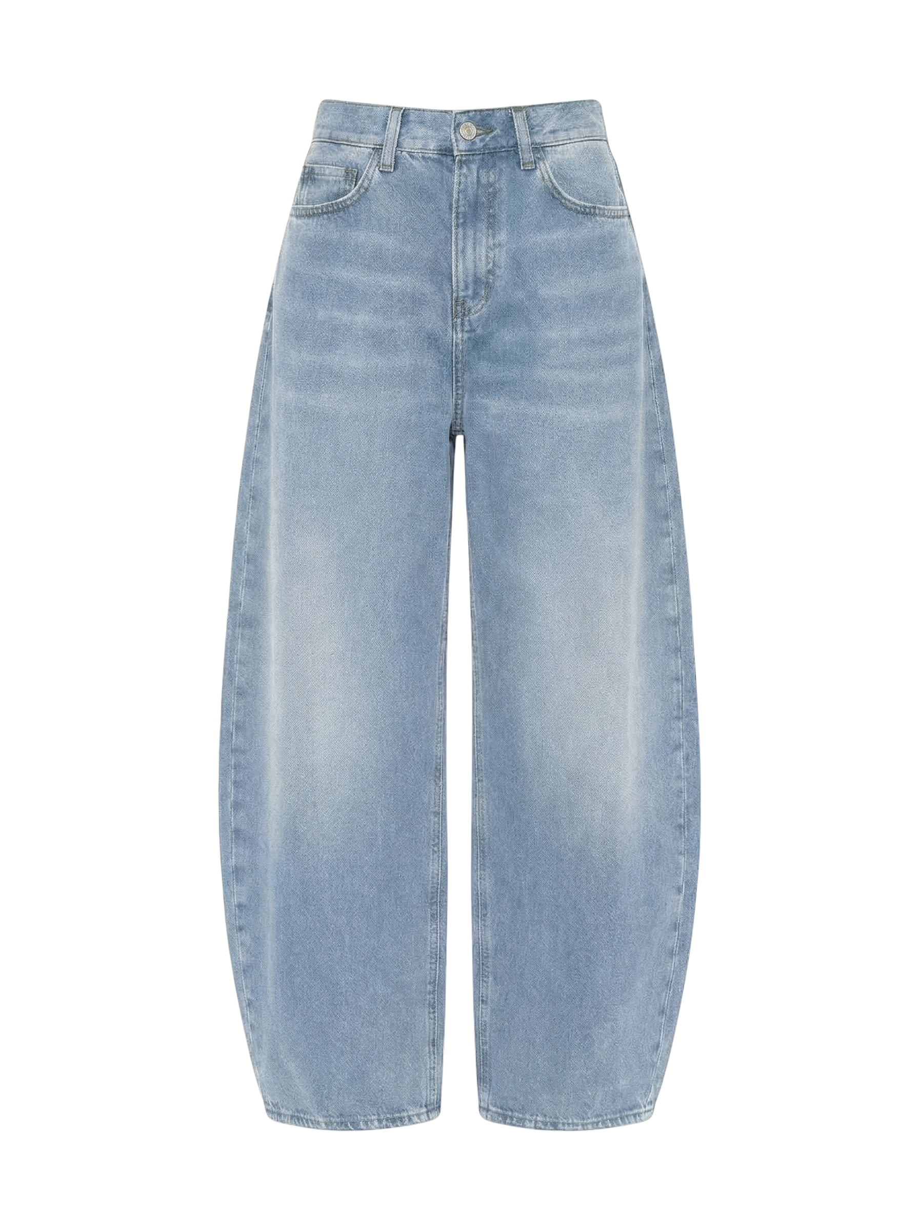 DENIM JEANS-BALLON FIT LIGHT BLUE (UNISEX)