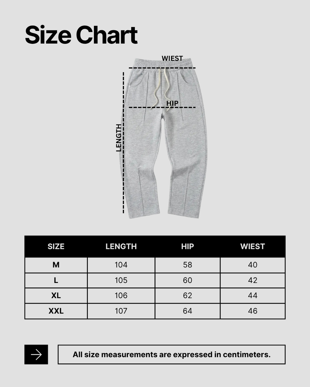 WIDE SWEATPANT (UNISEX)