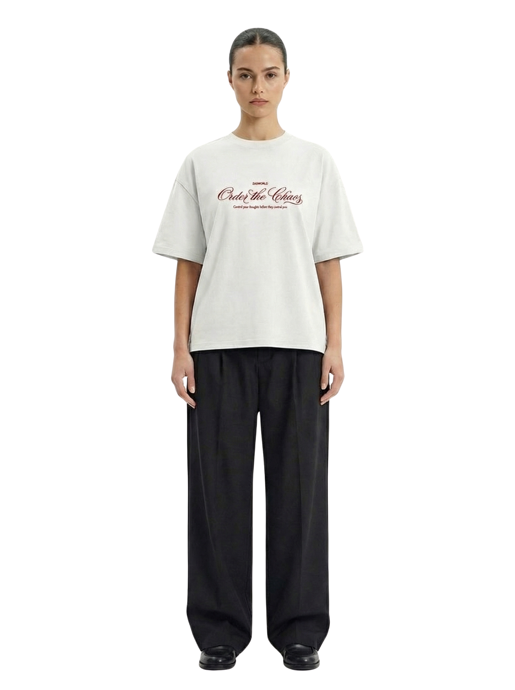 ORDER THE CHAOS TEE - WHITE