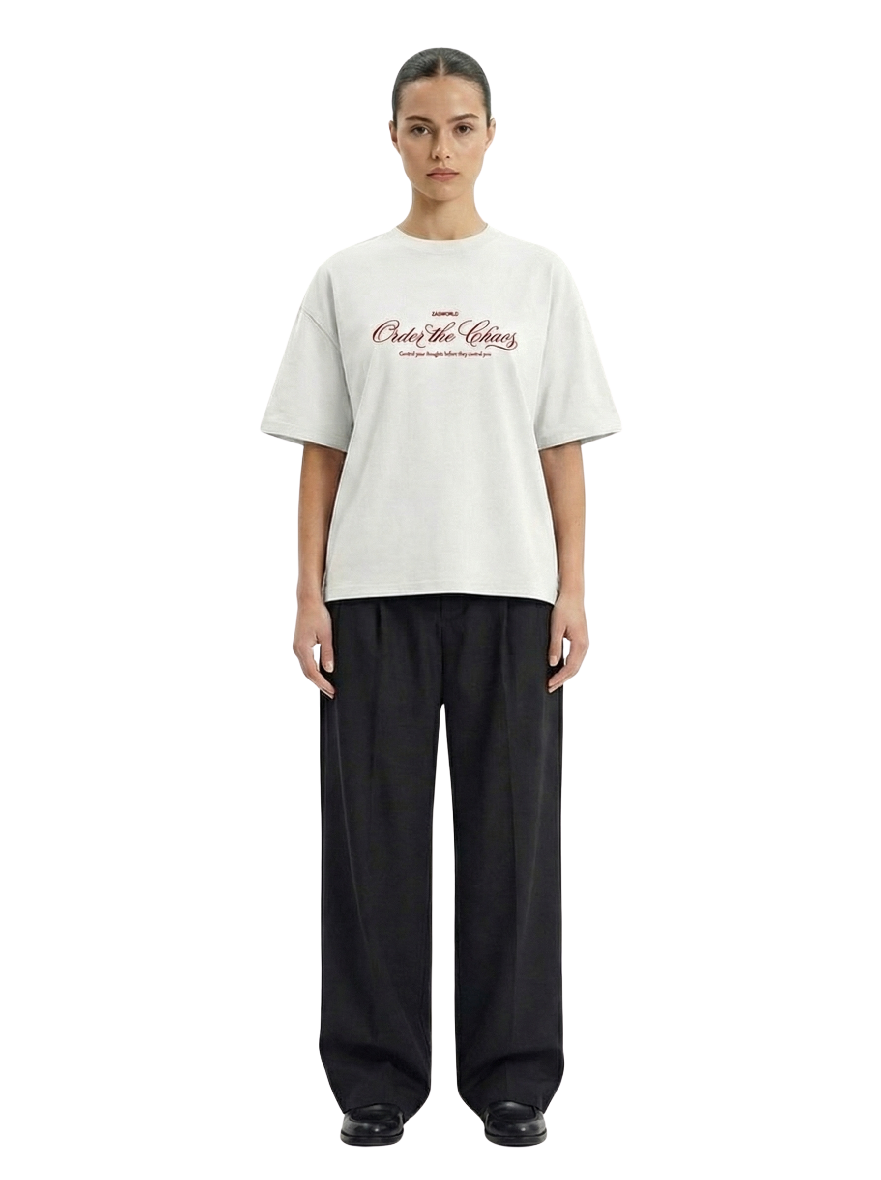 ORDER THE CHAOS TEE - WHITE