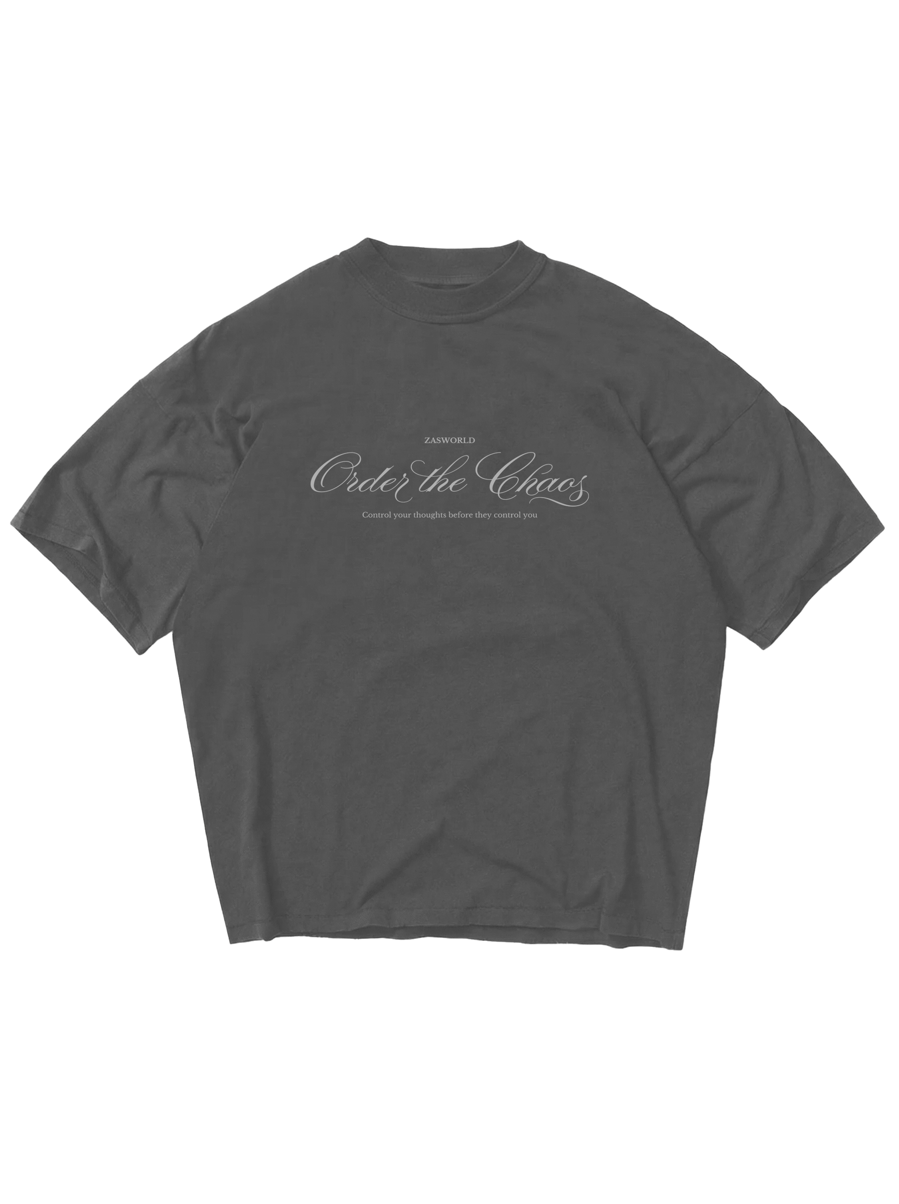 ORDER THE CHAOS TEE - GRAY